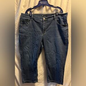 Lee Easy Fit denim capris size 18W